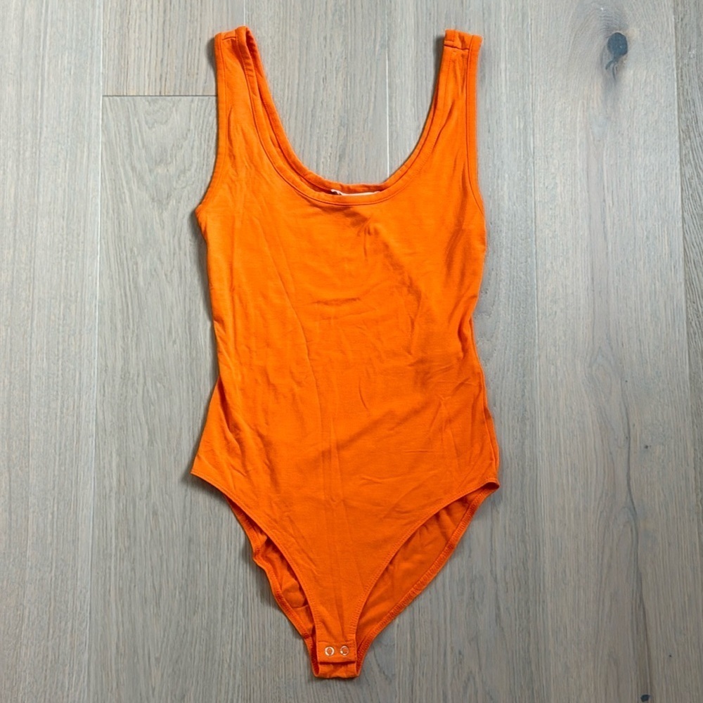 Forever 21 Orange Bodysuit